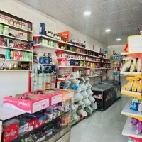 سوپرمارکت  با تمام  وسایل  فروشی|فروشگاه و مغازه|بافت, |دیوار