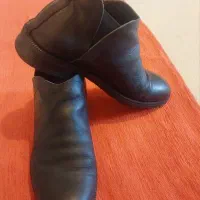 نیم بوت چرم مردانه