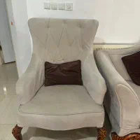 مبل ۷نفره به همراه جلومبلی ومیز عسلی،غذاخوری۶نفره|مبلمان خانگی و میز عسلی|بهشهر, |دیوار