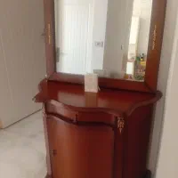 آینه کنسول چوبی