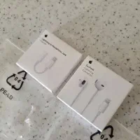 مبدل لایتنینگ به AUX و هندزفری Apple اصلی|لوازم جانبی موبایل و تبلت|تهران, جی|دیوار