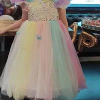 لباس عروس بچگانه 8تا10سال