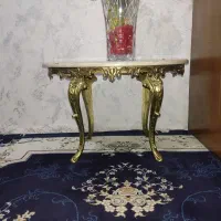 میز جلو مبلی برنجی سنگین قدیمی بادوتامیزعسلی برنجی|مبلمان خانگی و میز عسلی|پرند, فاز ۶|دیوار