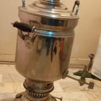 سماور قدیمی ۵۰ لیتری بزرگ مجلسی نفتی