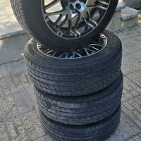 رینگ استیل ، لاستیک خارجی  سایز 195/55/15  در سایز|قطعات یدکی و لوازم جانبی|شهرکرد, |دیوار