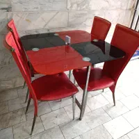 یخچال چهار درب و میز ناهار خوری 4نفره