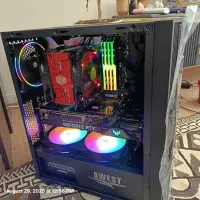 کیس و قطعات ، ۳۰۷۰ti پاور ۱۰۰۰ رم ۳۲ مین Z790 و ..
