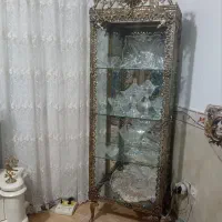 ست برنزی میز تی وی بوفه و ساعت ایستاده|میز تلویزیون|هشتگرد, شهرک راه آهن|دیوار