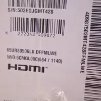 تلویزیون۶۵اینچ سامسونگ نو وپلمپ