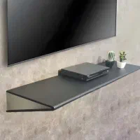 میز دیواری چرم و استیل