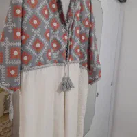 مانتو بلند فری سایز و لباس مجلسی|لباس|سلماس, |دیوار