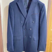 کت و شلوار ابی نفتی سایز ۴۶