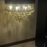 لوستر کریستالی ریموت دار|لوستر و چراغ آویز|تهران, کوهک|دیوار