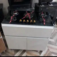 اجاق گازطرح جدید کد 1024صحفه شیشه استیل