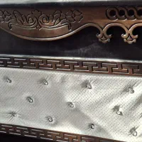 سرویس تخت دو نفره تمام چوب  و کمد و آینه