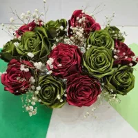 گل ربانی.|گل مصنوعی|رشت, پارک شهر|دیوار