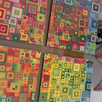 تابلوی  نقاشی انتزاعی|تابلو، نقاشی، عکس|پردیس, فاز ۸|دیوار