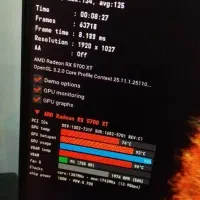 کارت گرافیک rx5700xt xfx 3fan|قطعات و لوازم جانبی رایانه|برخوار, |دیوار