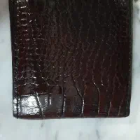 کیف پول چرم اصل تبریز قهوه ای تیره