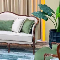 مبل سبک کلاسیک کویین فرانسوی /کد ۱۴۵۳|مبلمان خانگی و میز عسلی|بابلسر, |دیوار