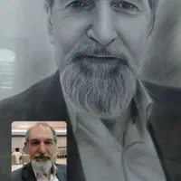 چهره سیاه‌قلم|تابلو، نقاشی، عکس|مشهد, نوید|دیوار