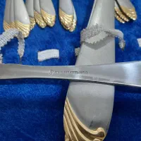 یک جفت ۹ متری کرم رنگ و سرویس۱۲نفره قاشق و چنگال|فرش|تهران, دولاب|دیوار