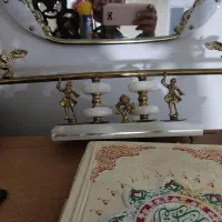 آینه قدیمی تمام برنجی|کلکسیون اشیاء عتیقه|شیراز, سعدیه شمالی|دیوار