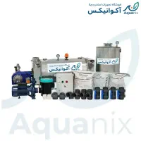 موتورخانه استیل استخر. تصفیه و گرمایش کرتین استیل