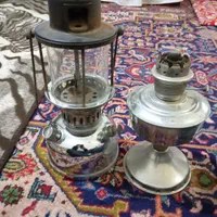 چراغ زمبوری وگردسوز60ساله وفرش وداره ۹متری وپشم|کلکسیون اشیاء عتیقه|خوی, |دیوار