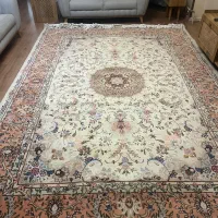 فرش دستباف ۹ متری گل ابریشم