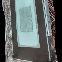 میز جلو مبلی با روی شیشه ای