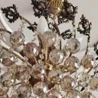 لوستر برنز ۷ شاخه|لوستر و چراغ آویز|اردبیل, |دیوار