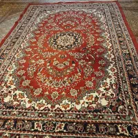 فرش ماشینی کاشان یک ونیم در دومتر وپادری