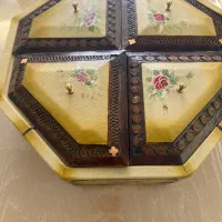 شکلات خوری چرم و چوب