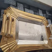 سینی سیلور دوعدد سایز بزرگ ومتوسط