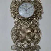 ساعت دیواری طرح طلایی