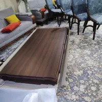 میز نهار خوری هشت نفره چوب راش|میز و صندلی غذاخوری|اهواز, سپیدار|دیوار