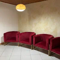 ۴عدد مبل تک قرمز