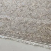 فرش ۱۲متری نقره کوب گل برجسته