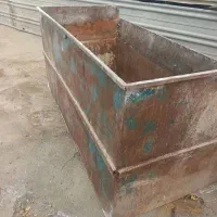 تشت آب نمک و آسیاب پلاستیک