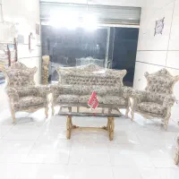 *مبل سلطنتی ۹نفره مدل نیکو چوب راش درحدنو*