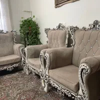 مبل سلطنتی بوفه تمام چوب راش|مبلمان خانگی و میز عسلی|کرج, شهرک اوج|دیوار