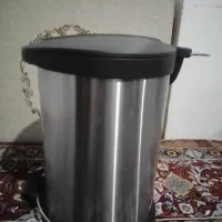 سطل زباله استیل همراه با اسفنج و فرچه توالت استیل|لوازم نظافت|بندر انزلی, آذربایجان|دیوار