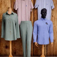 خدمات دکمه مادگی پرس لایی چسبانی برش پیراهن شومیز