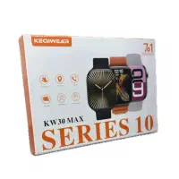 ساعت هوشمند اپل مدل KW30 MAX با بند سیلیکونی