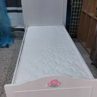 سرویس خواب کامل کودک ساحل چوب،تخت،کمد،دراور