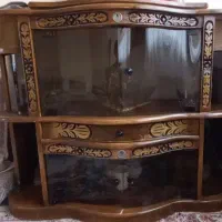 بوفه دکوری چوب گردو