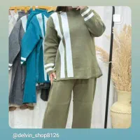 ست بلوز شلوار بافت