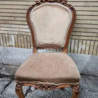صندلی چوبی گردو ۲ عدد