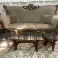 مبل 7 نفره همراه با میز عسلی|مبلمان خانگی و میز عسلی|رباط‌کریم, رباط‌کریم|دیوار